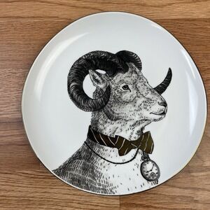 West Elm Rachel Kozlowski‎ Dapper Animal Ram Plate